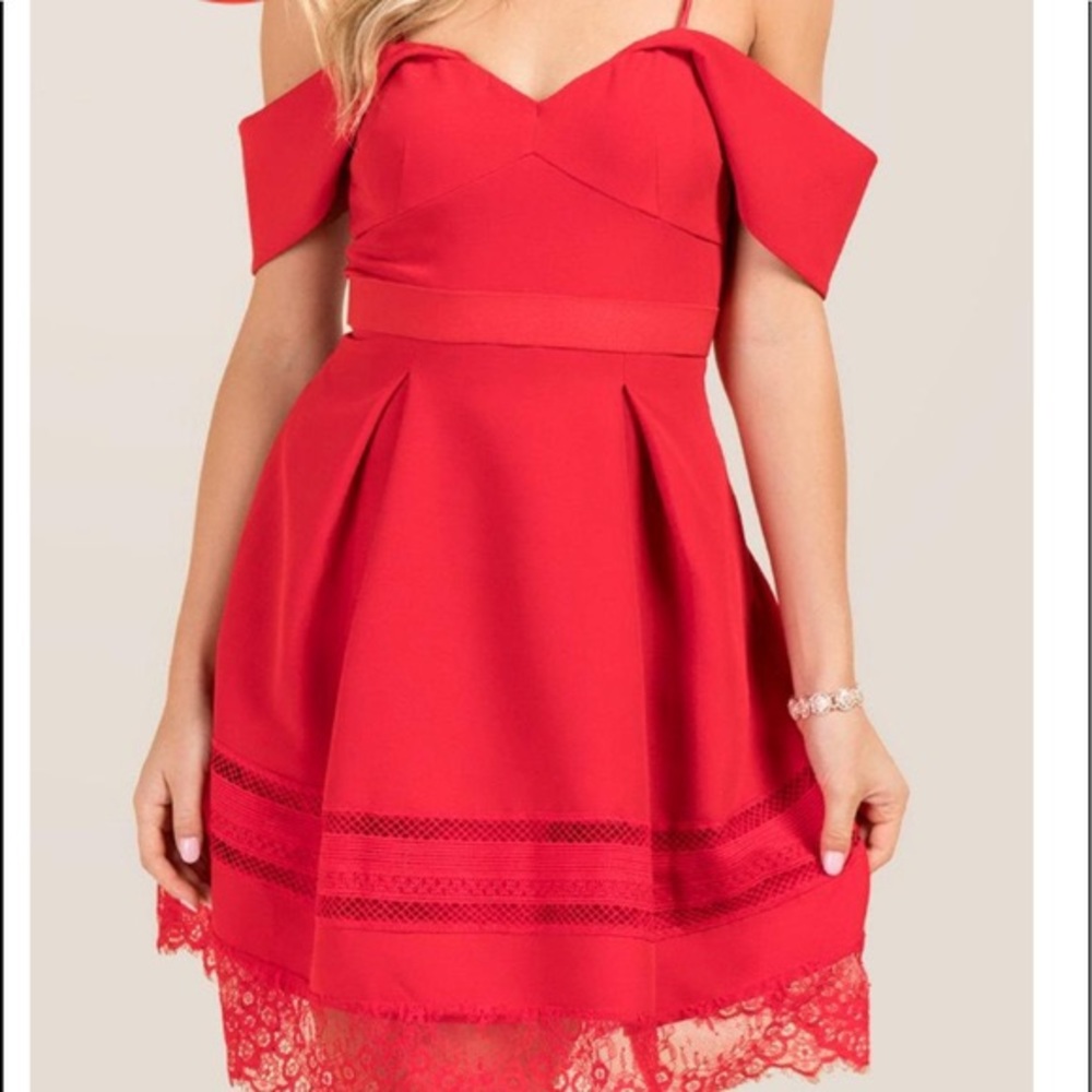 NWOT Francesca's Red Dress